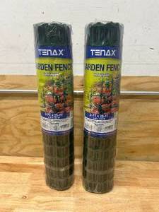 lot 45 image: TENAX Lot of 2 Rolls of- Garden Fence (2 FT x 25 FT Per Roll)