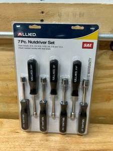 lot 89 image: ALLIED 7 Pc. Nutdriver Set