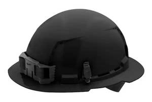 lot 92 image: MILWAUKEE BOLT Black Type 1 Class C Full Brim Vented Hard Hat with 4-Point Ratcheting Suspension