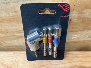 lot 38 image: 4 Piece Nut Driver Adapter Set