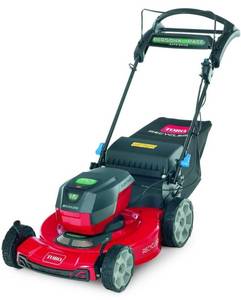 lot 5 image: TORO 60V Max 22 in. (56cm) Recycler wPersonal Pace & SmartStow Lawn Mower (Battery and Charger Included) (Retails for $629)