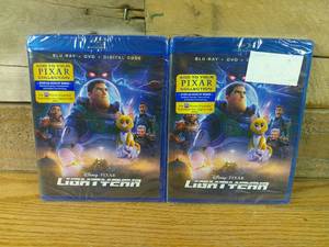 lot 25 image: Set of 2 Disney Blu-Ray Lightyear DVDs