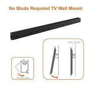 lot 103 image: Commercial Electric IndoorOutdoor No Stud Required Fixed TV Wall Mount for 32 in. to 80 in. TVs