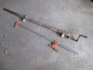 lot 112 image: 2 bar clamps...