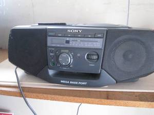 lot 115 image: Sony radio, cassette and CD player...