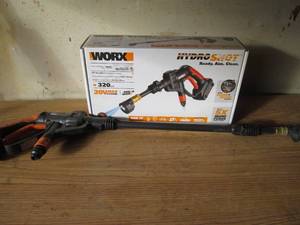 lot 147 image: Worx 320 psi Power washer with no battery
