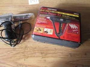 lot 148 image: Craftsman home repair kit and heat gun in case