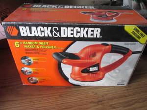 lot 213 image: Black n Decker 6 random orbital waxer and polisher