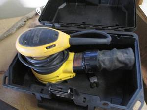 lot 216 image: DeWalt orbital sander in case...