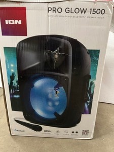 ION Audio Pro Glow 1500 Complete High-Powered 500W Bluetooth Speaker System