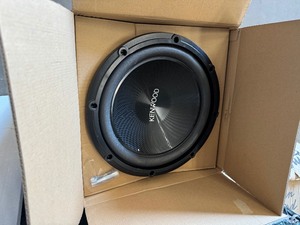 KENWOOD KFC-W120SVC Road Series 12 Passive Car Subwoofer - 1000W, 36Hz-300Hz Frequency Range, 4-Ohm Impedance, Polypropylene Woofer Cone, Deep, Powerful Bass