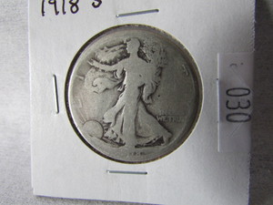 1918 S Half Dollar