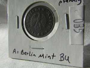 1941 German Pfennig