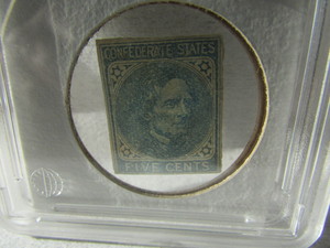 1862 Confederate Postage Stamp