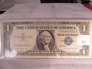 1957 A Silver Certificate Note