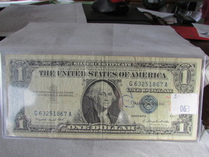 1957 A Silver Certificate Note