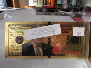 Trump Novelty Note