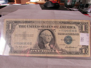 1957 A Silver Certificate Note