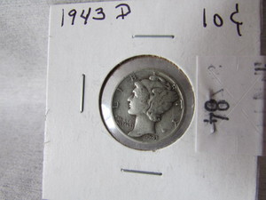 1943 D Mercury Dime