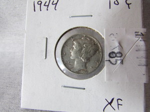 1944 Mercury Dime
