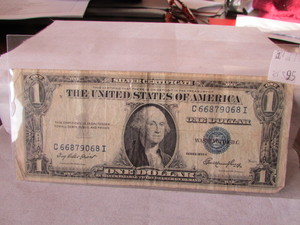 1957 A Silver Certificate Note
