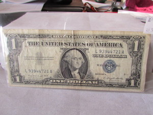 1957 A Silver Certificate Note