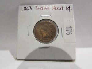 1863 Indian Head One Cent