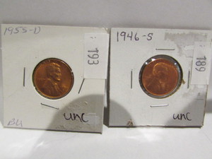 Lincoln Wheat Cent Coins