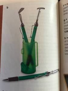 lot 27 image: Golf Club Pen Sets x7