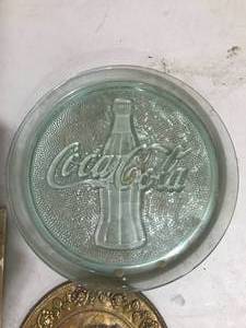 lot 123 image: Board Signs, Glass Coca Cola Sign