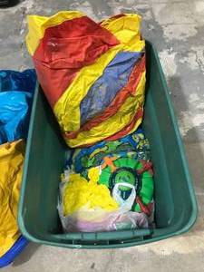 lot 150 image: Bin of Inflatable Toys