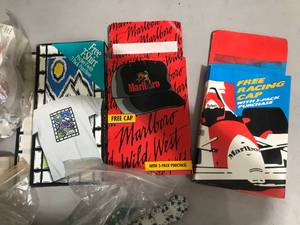 lot 159 image: Poker Chips, Marlboro Caps and Vintage DARE Bag