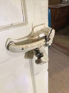 lot 170 image: Antique Freezer Door, 34 inches wide x 75 inches tall