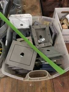lot 180 image: Large Lot of Tile, Sanding Material & Duct Material