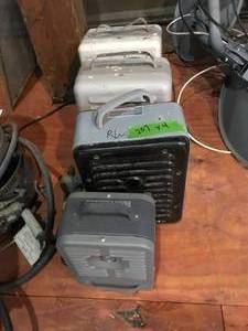 lot 207 image: 4 Electric Heaters