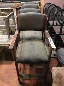 lot 217 image: 4 High Top Chairs