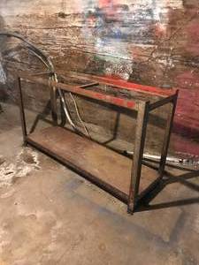 lot 438 image: Metal rack - Item in basement, bring help