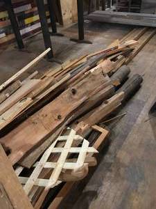 lot 448 image: Large lot of wood materials