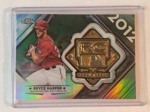 lot 11 image: Bryce Harper 2018 Topps Chrome 2012 Rookie Debut Refractor No. RDM-BH, Numbered 6299