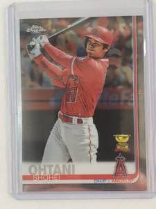 lot 44 image: Shohei Ohtani 2019 Topps Chrome Rookie Cup No. 1 Chrome