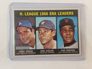 lot 54 image: National League 1966 ERA Leaders No. 234