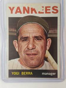 lot 62 image: Yogi Berra 1964 Topps No. 21