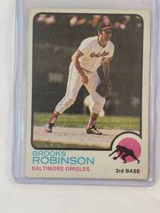 lot 73 image: Brooks Robinson 1973 Topps No. 90