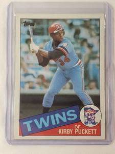 lot 87 image: Kirby Puckett 1985 Rookie Topps No. 536