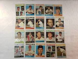 lot 117 image: Lot of 20 Vintage MLB from 1964