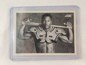 lot 128 image: Bo Jackson MLB and NFL 1990 Score No. 697