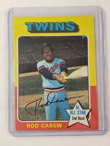 lot 131 image: Rod Carew 1975 Topps No. 600