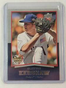 lot 132 image: Clayton Kershaw 2008 Rookie Upper Deck No. 98