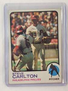 lot 147 image: Steve Carlton 1973 Topps No. 300