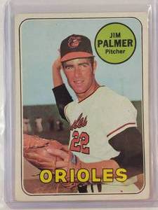 lot 156 image: Jim Palmer 1969 Topps No. 573